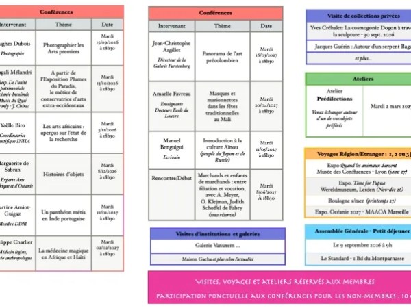 Détours des Mondes – Saison&nbsp;2026/2027